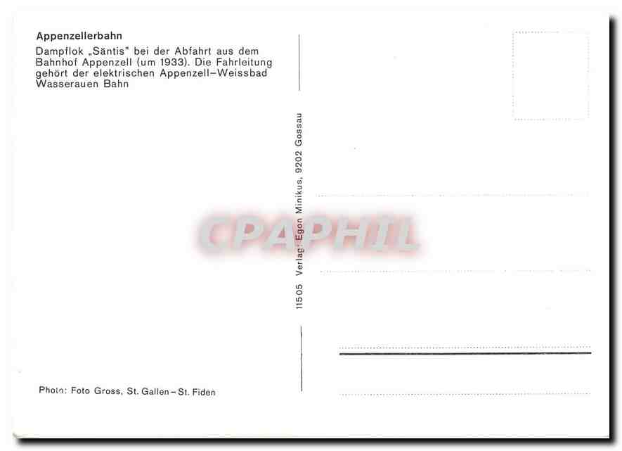 CPM Appenzellerbahn Santis — Verso