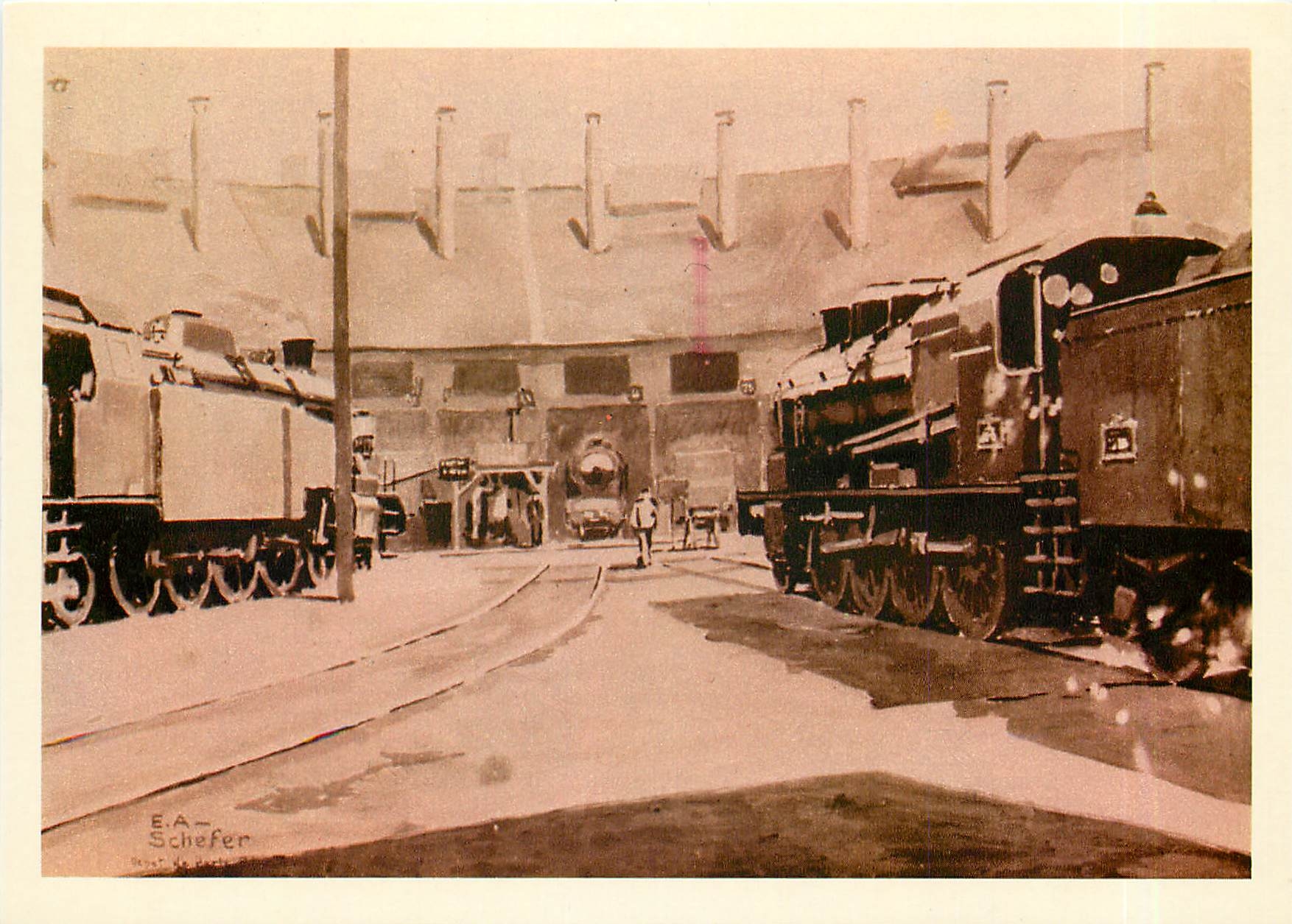CPM Le depot de Charolais vers 1930 Paris Schefer
