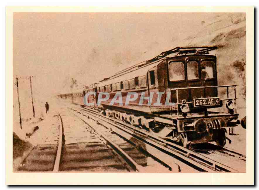 CPM 262 AE4 sur un express en Maurienne Schefer