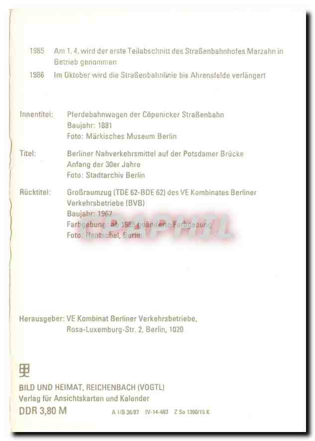 CPM Berlin — Rückseite