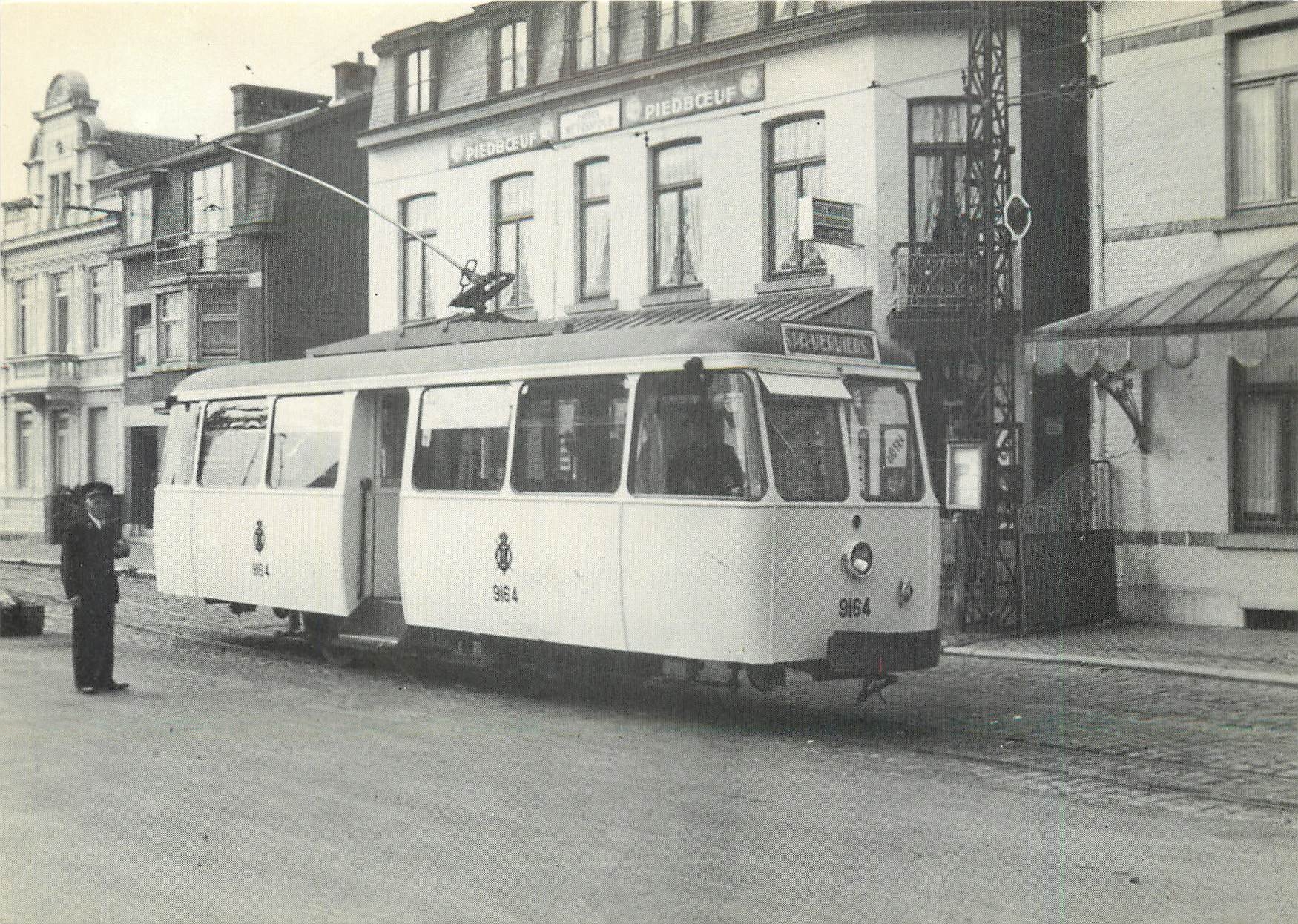 CPM Motrice panoramique SNCV Nivelles