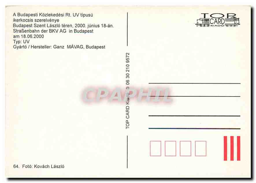 CPM Budapesti  — Rückseite