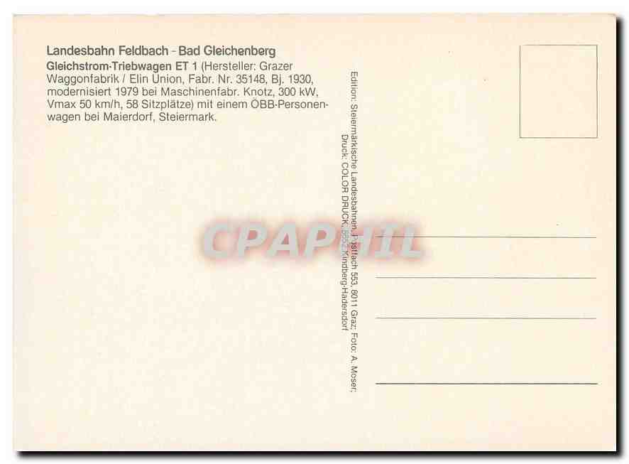 CPM Feldbach Bad Gleichenberg  — Verso
