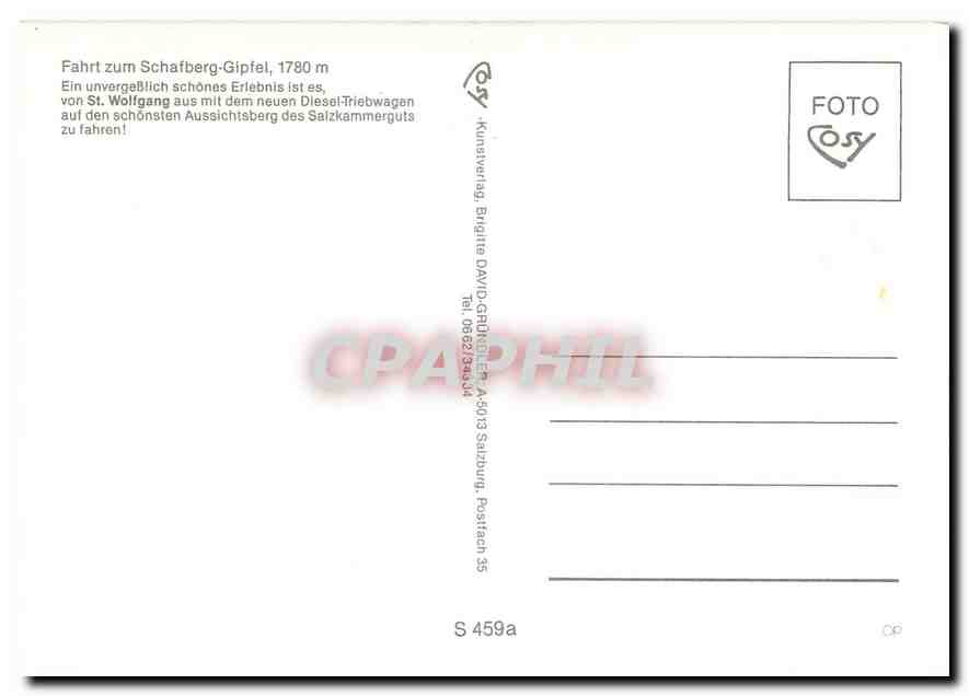 CPM Fahrt zum Schafberg Gipfel — Rückseite