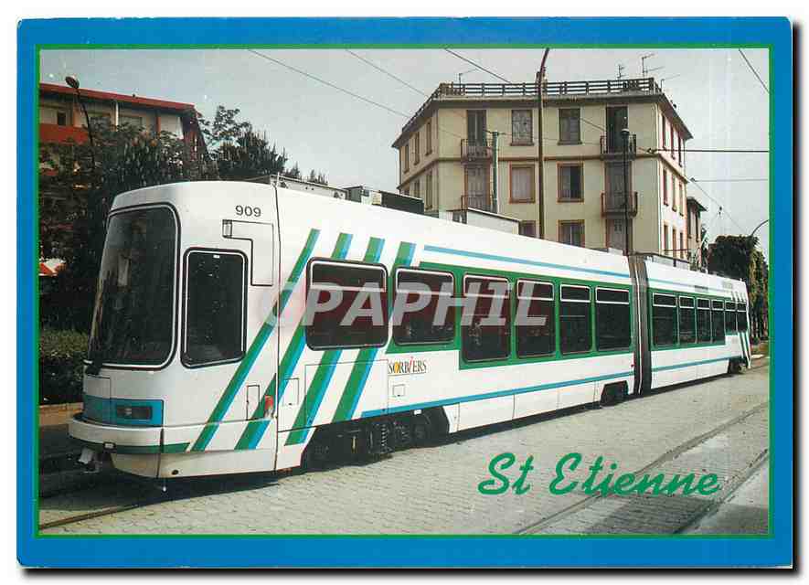 CPM St Etienne Loire Le Tramway 