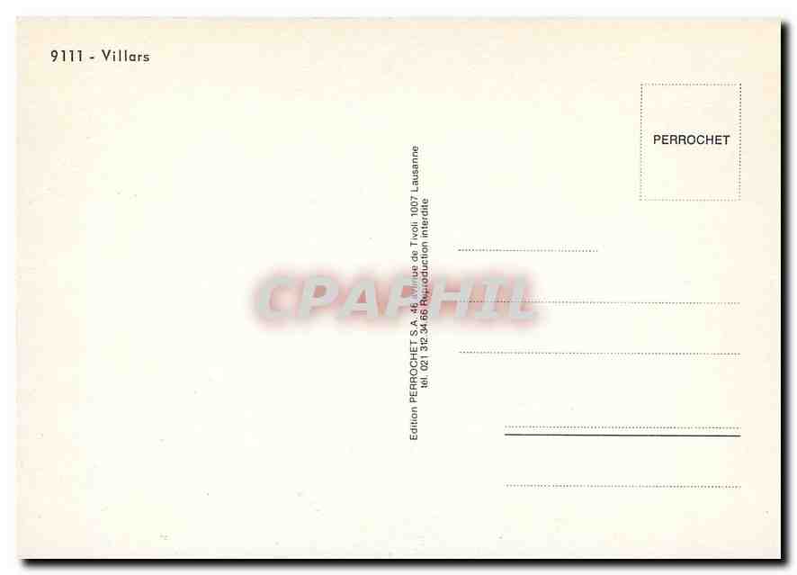 CPM Villars  — Rückseite