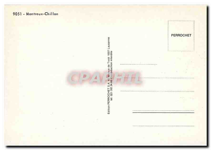 CPM Montreux Chillon  — Rückseite