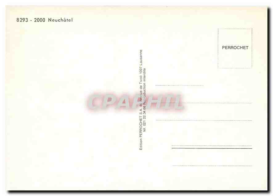 CPM Neuchatel — Verso