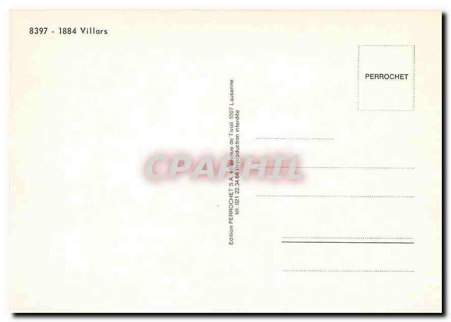 CPM Villars  — Verso