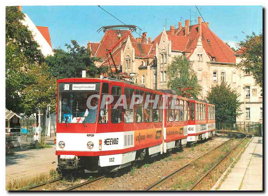 CPM Erfurt Strasenbahnzug Typ KT4D 