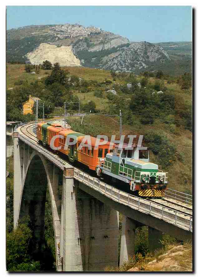 CPM Ferrovia Adriatico Sangritana D26 locomotive with 23 and 35 trailers of The Valley Train on the 