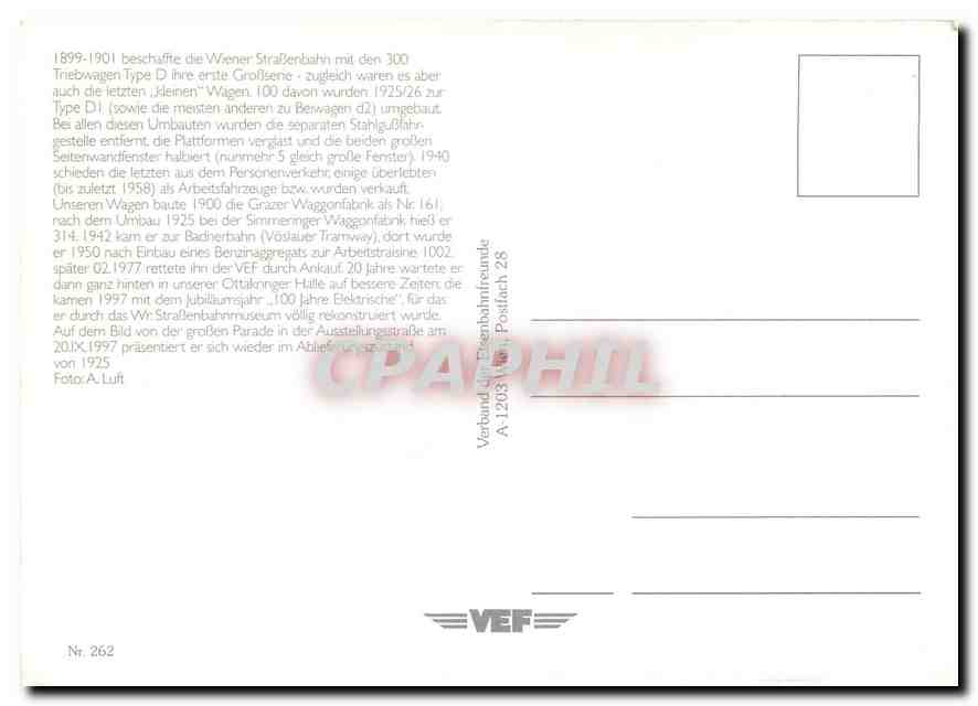 CPM 300 Triebwagen Type D  — Verso