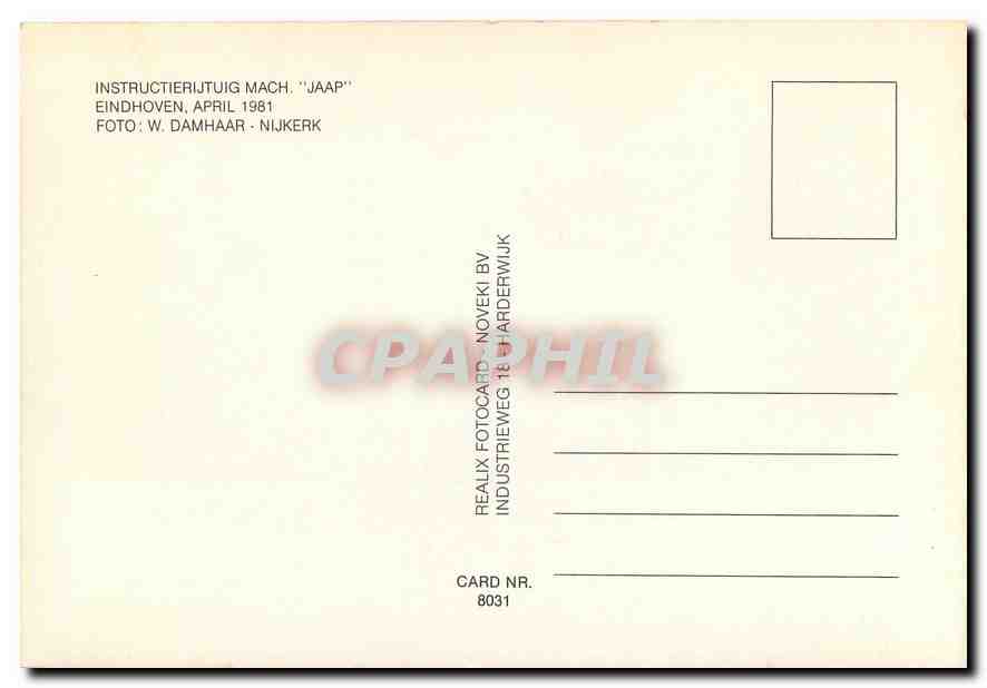 CPM Instructierijtuig Mach Jaap  — Verso