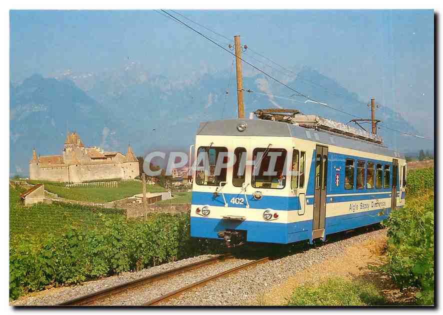 CPM Aigle Chemin ed Fer Aigle Sepey Diablerets Automotrice n 402 