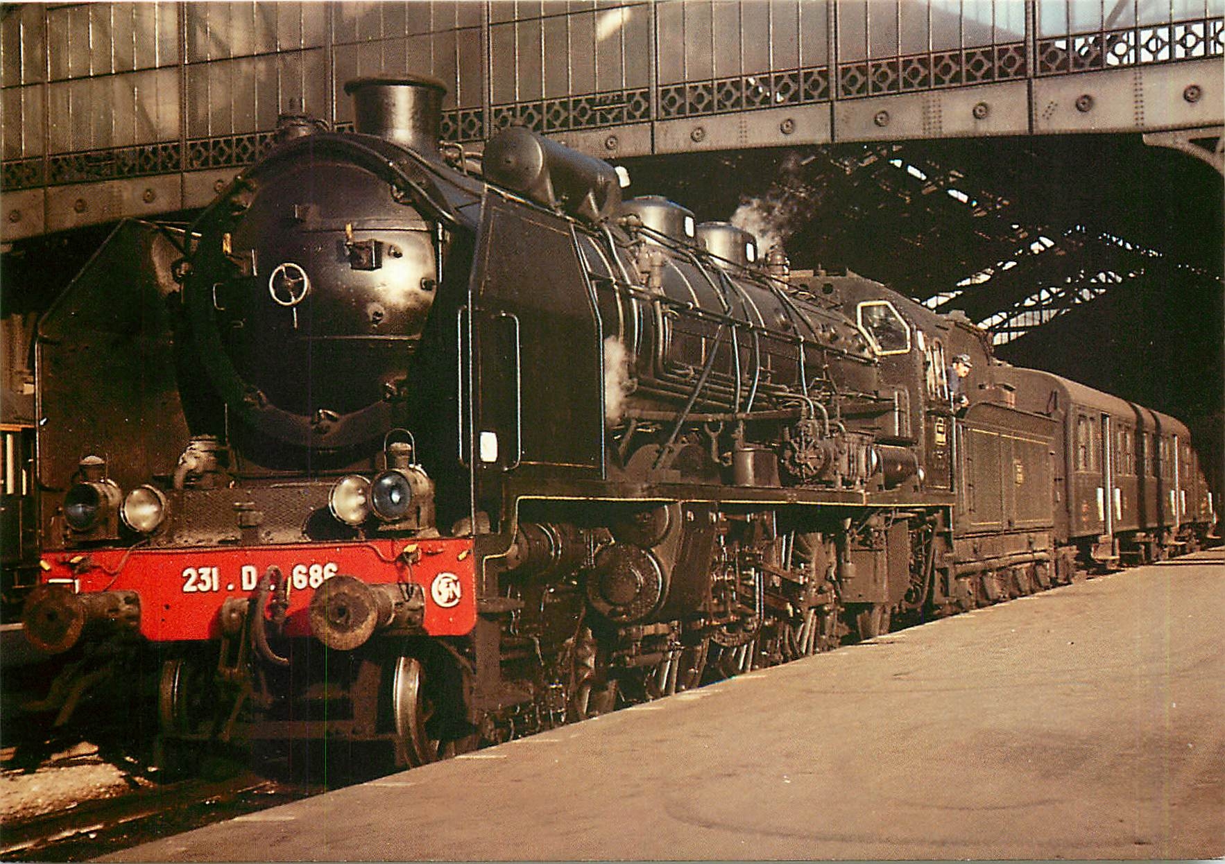 CPM Locomotive a Vapeur 231 D 686 
