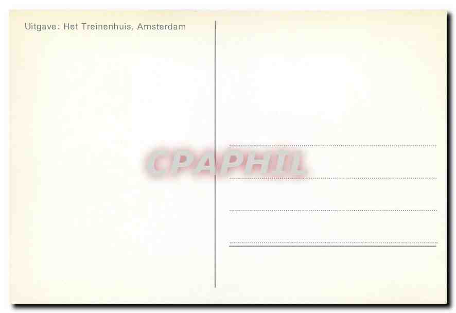 CPM Uitgave Het Treinenhuis Amsterdam  — Verso