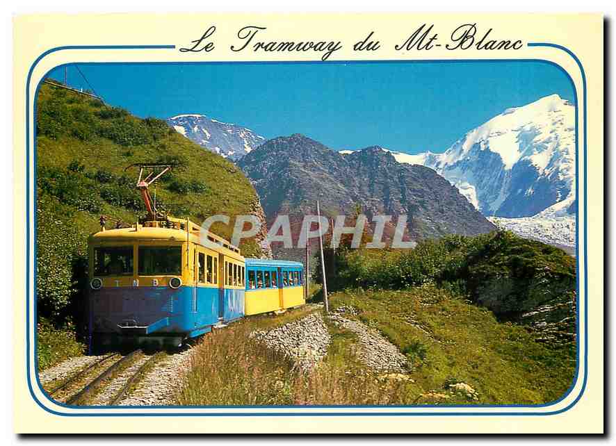 CPM Le Tramway du Mt Blanc St Gervais les Bains Hte Savoie 