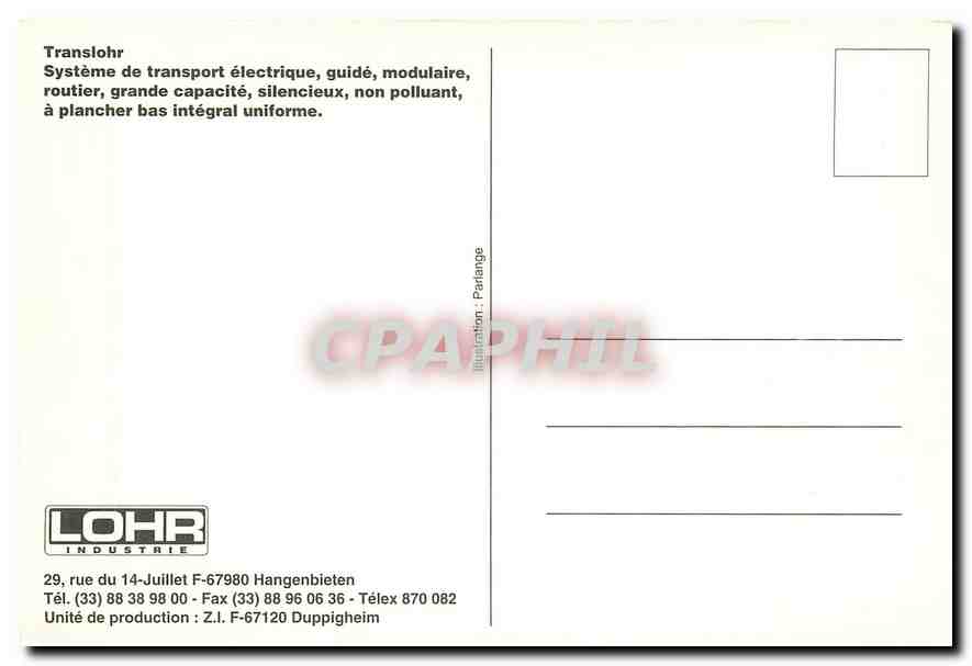 CPM Translohr Systeme de transport electrique  — Verso