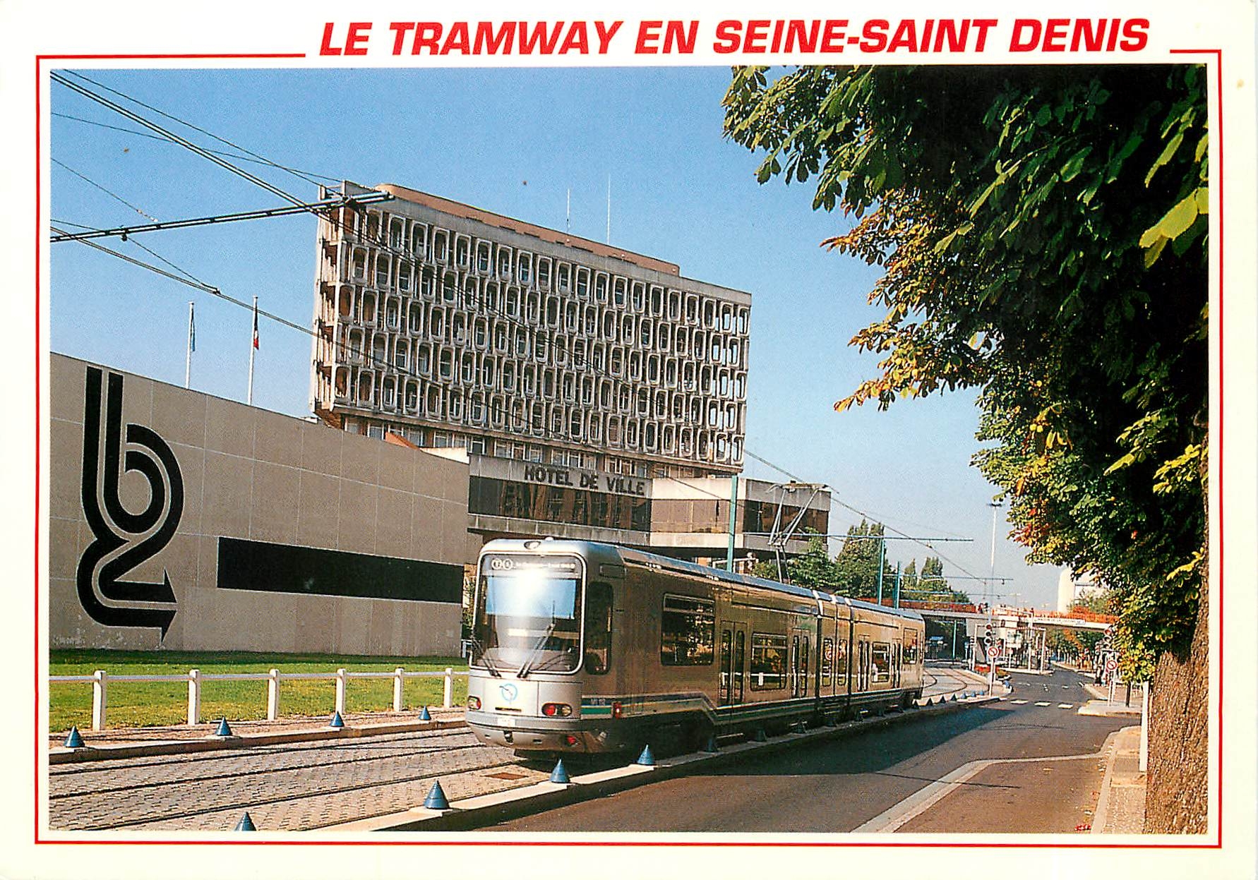CPM Le Tramway en Seine Saint Denis Bobigny Seine Saint Denis 