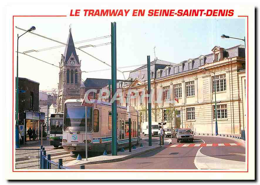 CPM Le Tramway en Seine Saint Denis Seine Saint Denis 