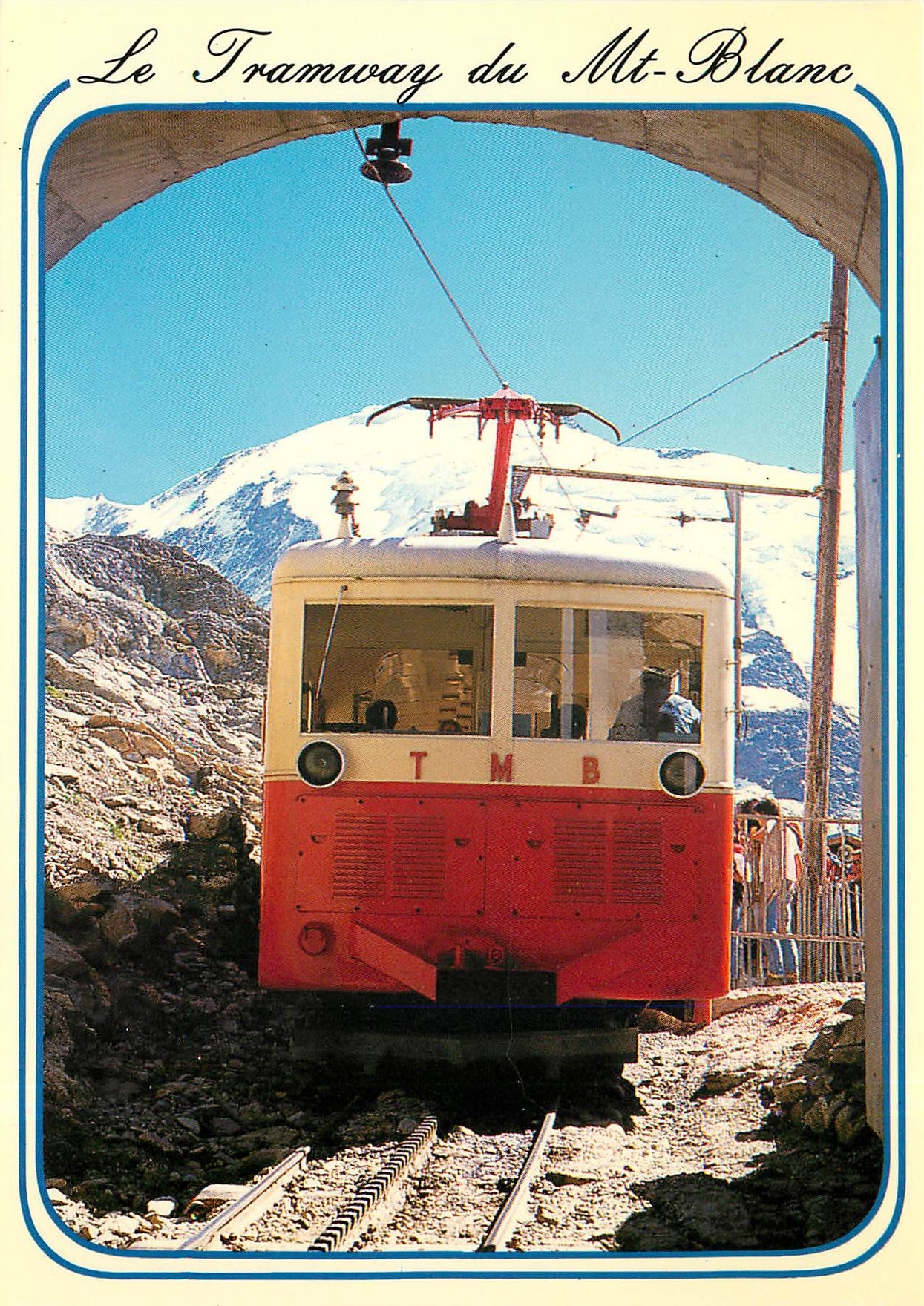 CPM Le Tramway du Mt Blanc St Gervais les Bains Hte Savoie 