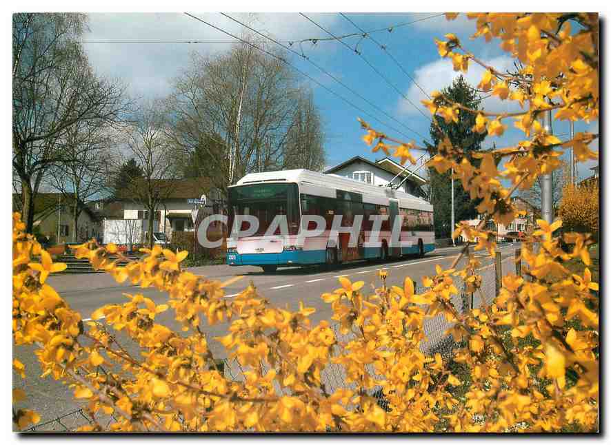 CPM Luzern HESS Vossioh Kiepe BGT N2C Niederflur Gelenktrolleybus Nr 201