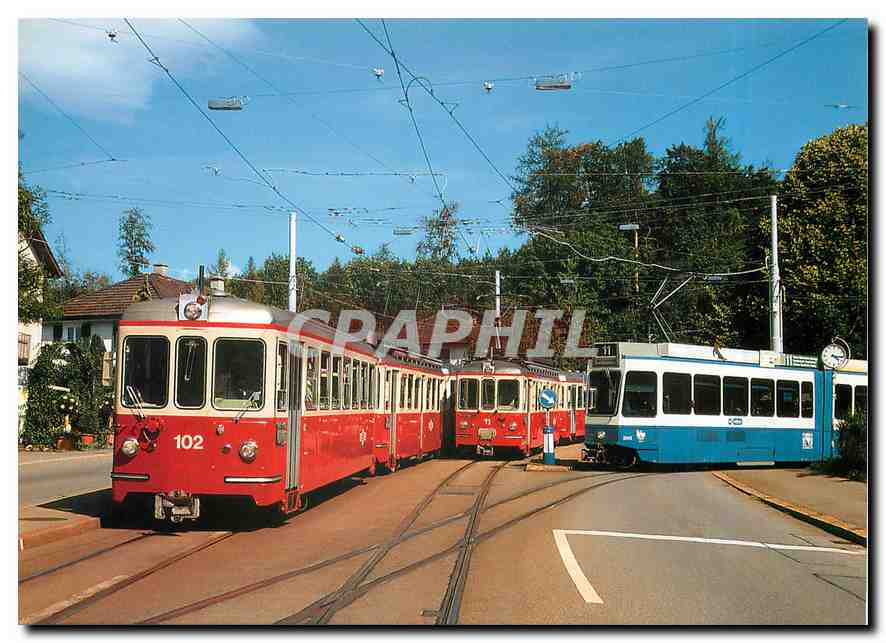 CPM Zurich Regionalezuge mit Bt 102 BDe 4 4 12 und BDe 4 4 11 