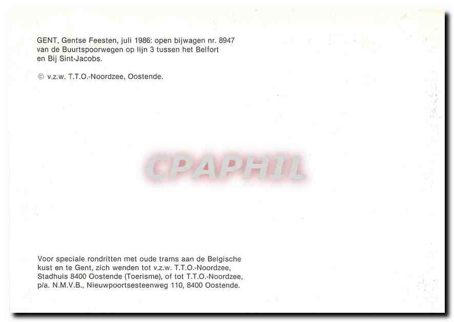 CPM Gent Gentse Feesten  — Verso