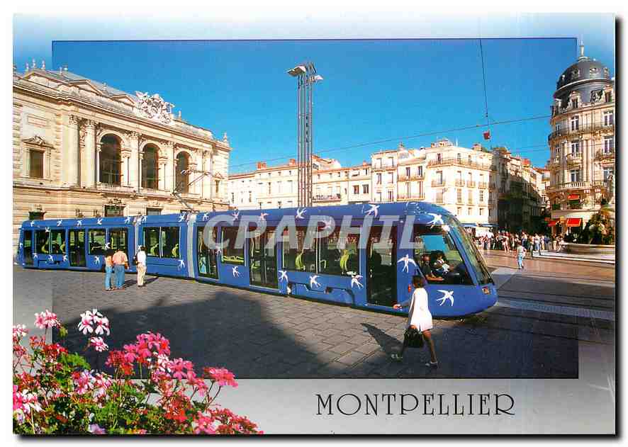 CPM Montpellier Herault La place de la Comedie 