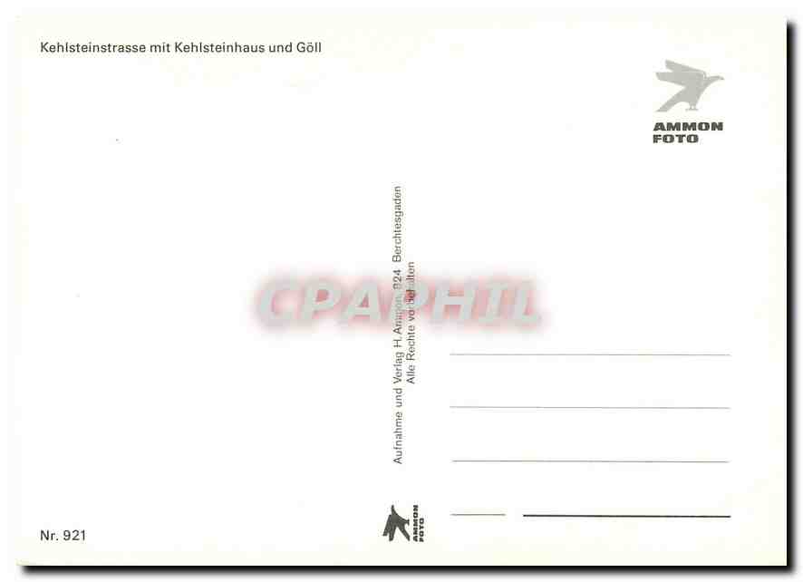 CPM Kehisteinstrasse mit Kehisteinhaus und Goll  — Rückseite