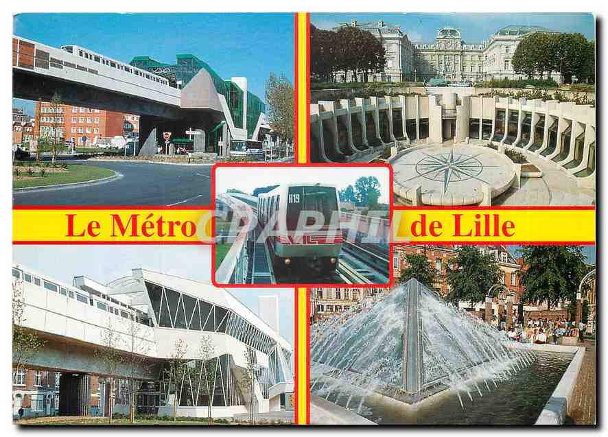 CPM Le Metro de Lille Le Val et les stations de metro 