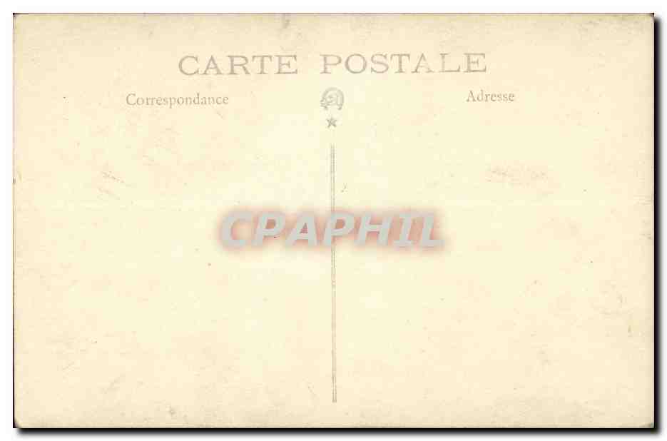CPA Carte photo Enfant au cerceau — Verso