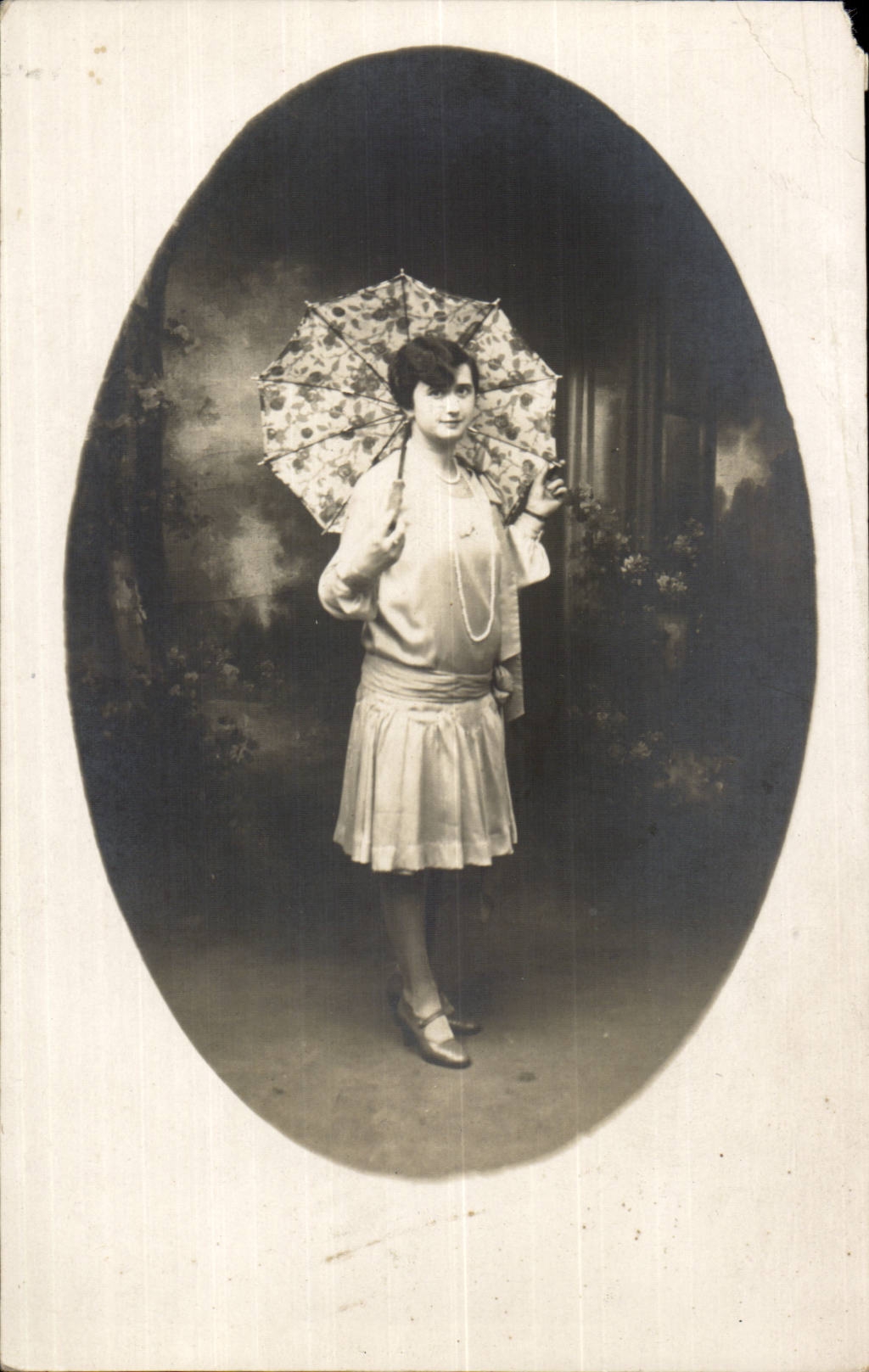 CPA CArte Photo Femme 