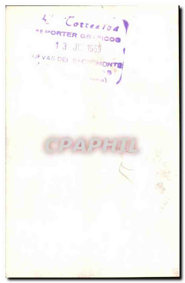 CPA CArte Photo Danse Sacromont e1959 — Rückseite