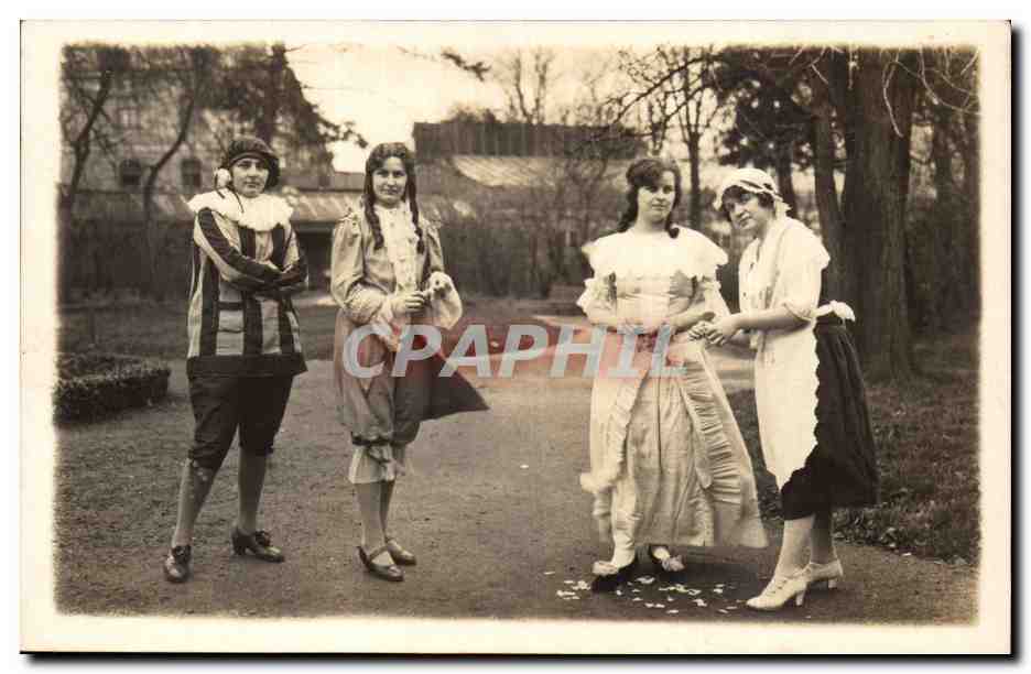 CPA CArte Photo LJeanine Grard Mireille Dagueau Andree Taine Suzanne Delsart Le depit amoureux (theatre)