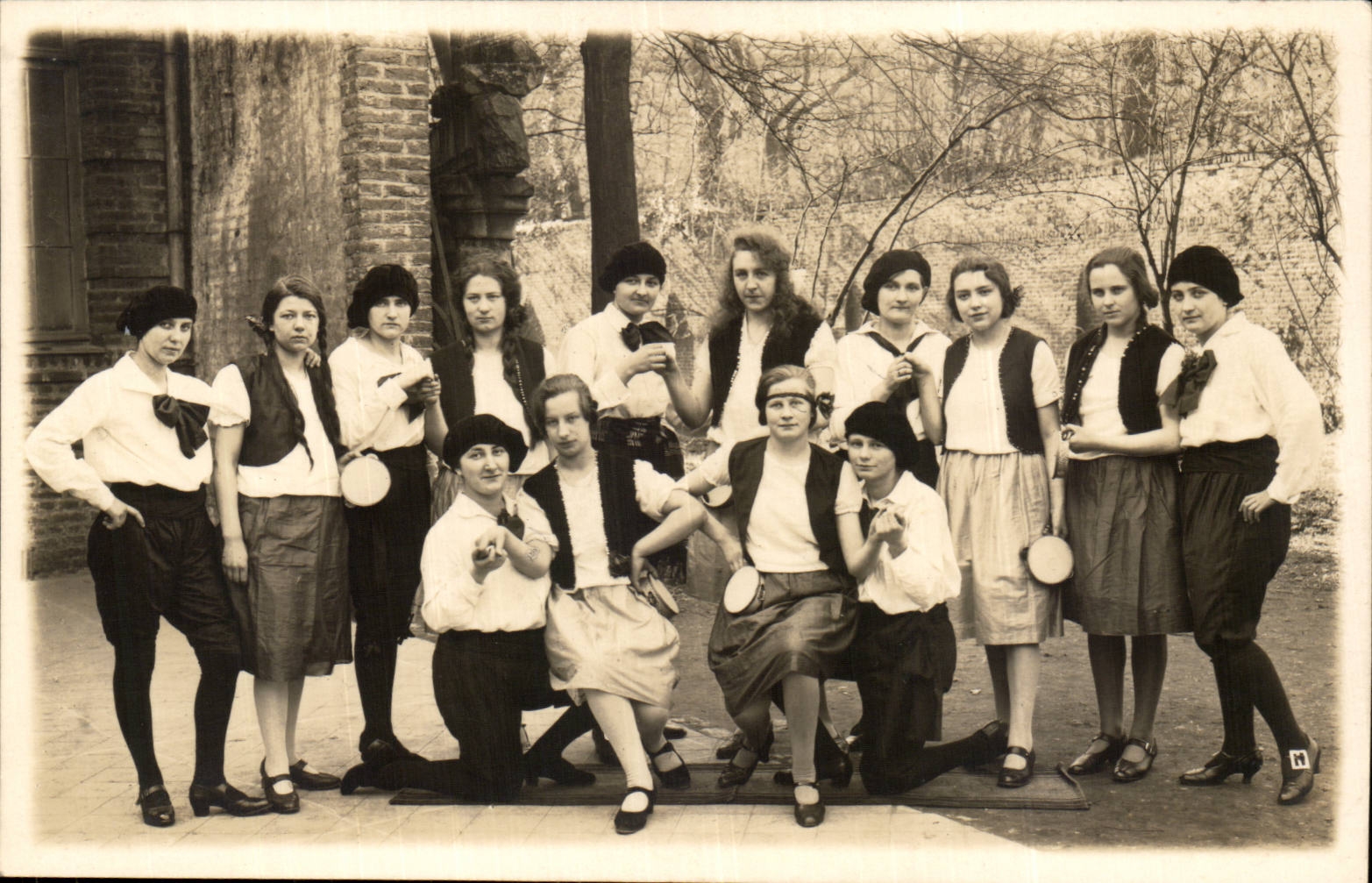 CPA CArte Photo le 20 fevreir 1926 Souvenir de la degringolade des 2eme annees