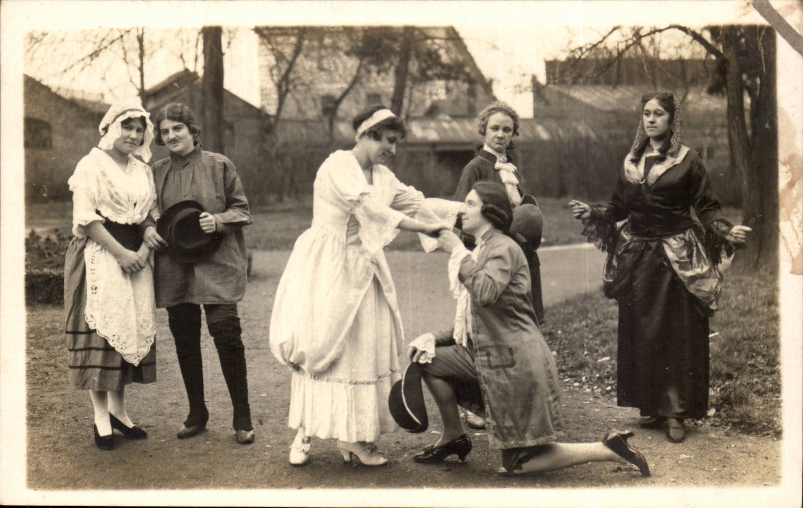 CPA CArte Photo JAmerine Jacquemin Augusta dElhaye Nelly Bricout Yvonne Debas Fernande Culot Andree Sicre L'epreuve