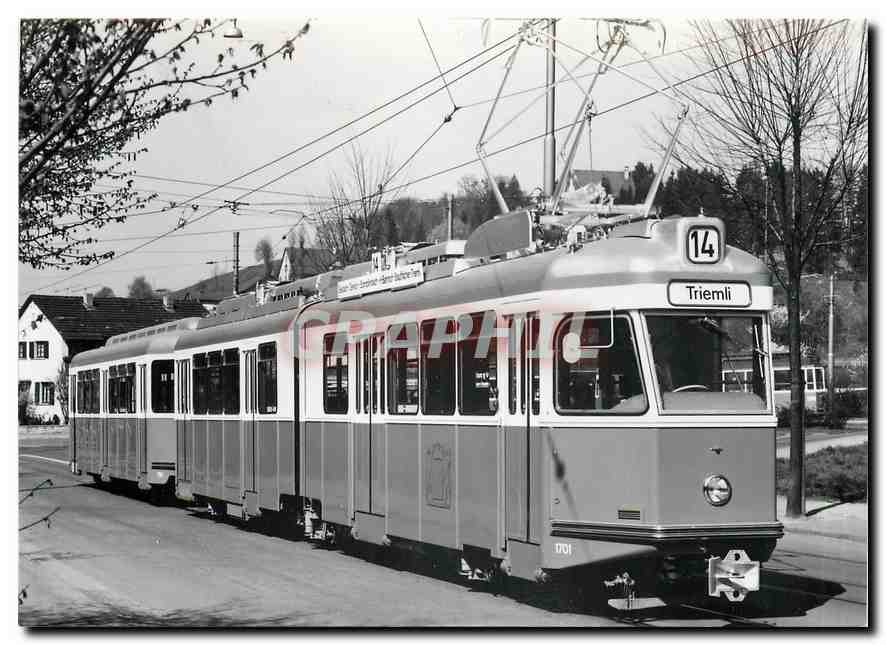 CPM verein tram-museum zuerich Prototyp. Strassenbahn-Motorwagen Nr.1701