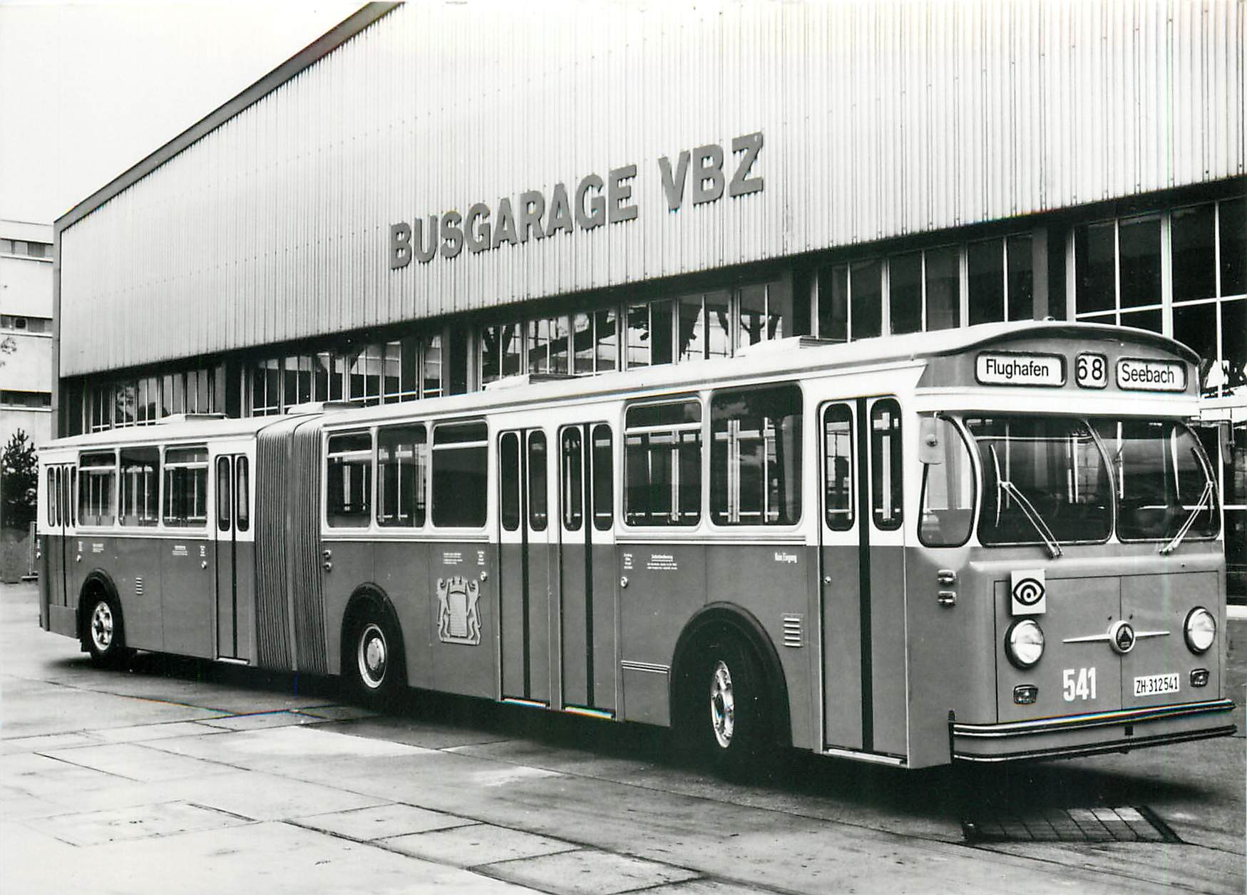 CPM verein tram-museum zuerich Gelenkautobus Nr.541