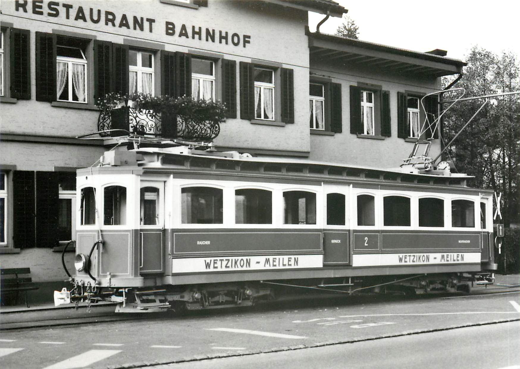 CPM verein tram-museum zuerich Der Wetzikon-Meilen-Bahnwagen Nr.2
