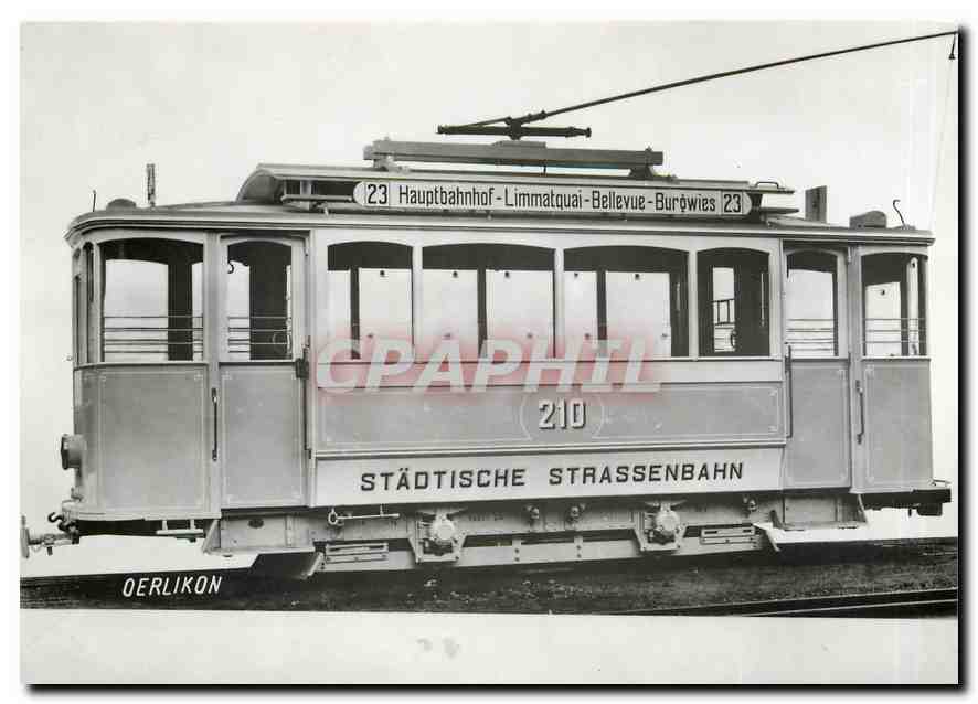 CPM verein tram-museum zuerich Staedtische Strassenbahn Zuerich wagen ce 2/2 210