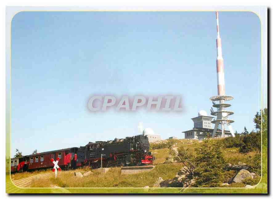 CPM Personenzug mit Neubaudampflok 99 7242 kurz vor Ankunft am Bahnhof Brocken