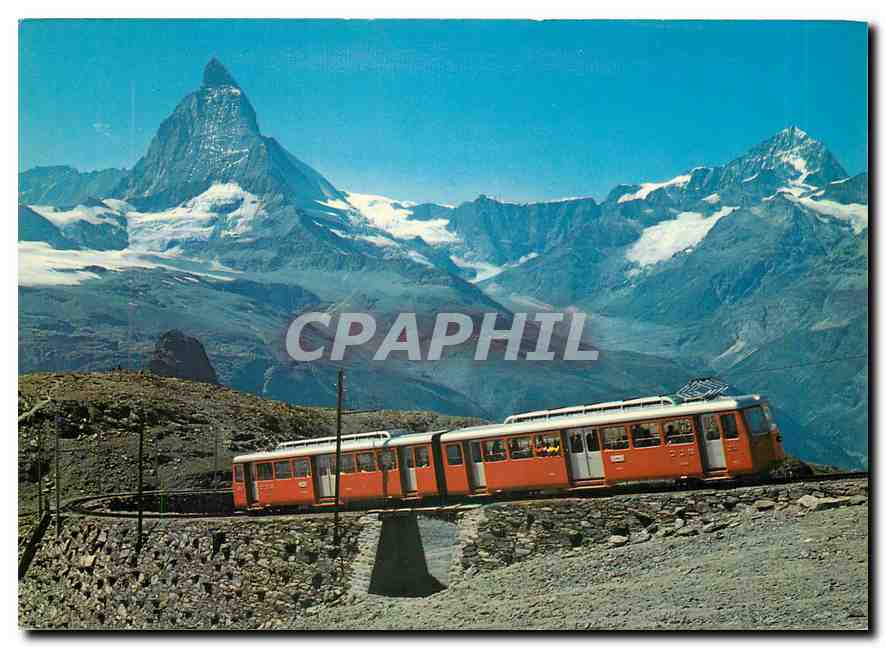 CPM Gornergratbahn mit Matterhorn (4478m)