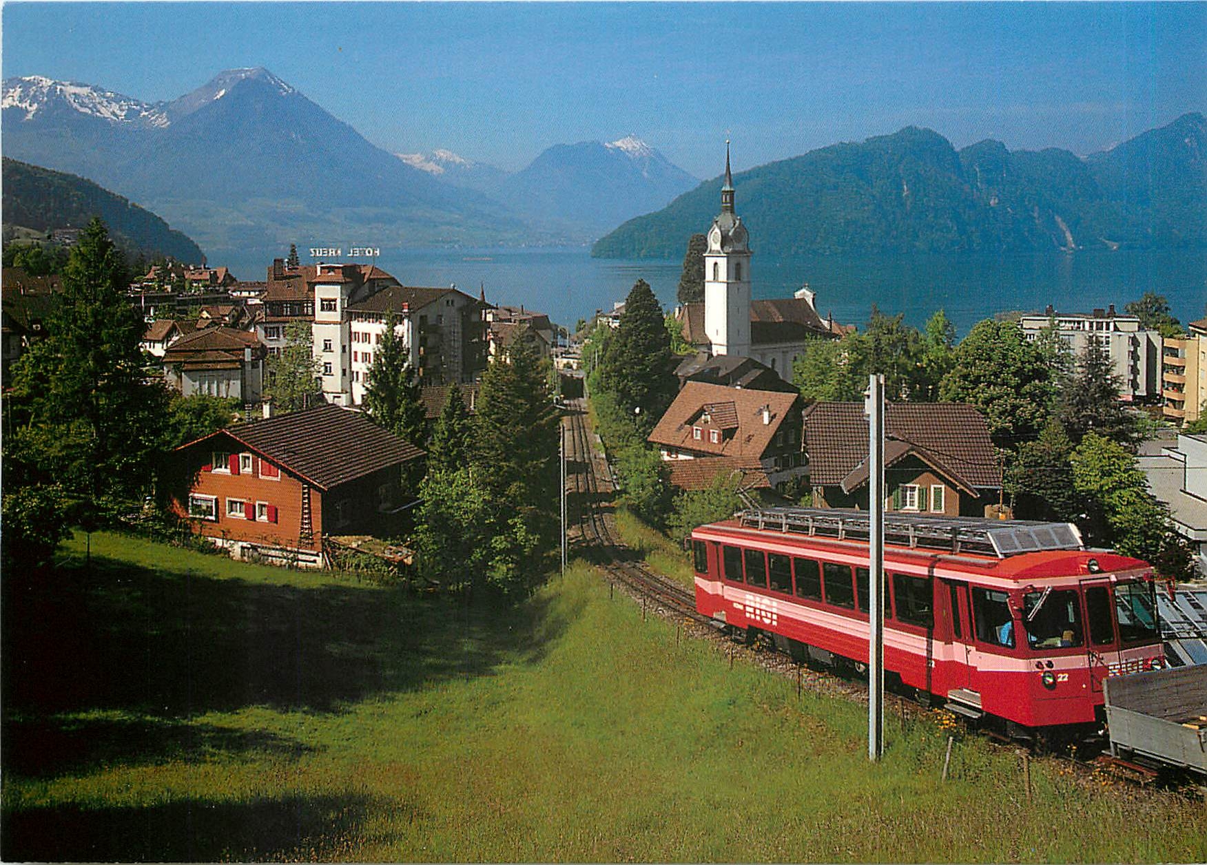 CPM Vitznau (Vierwaldstaettersee) Talstation der Vitznau-Rigibahn