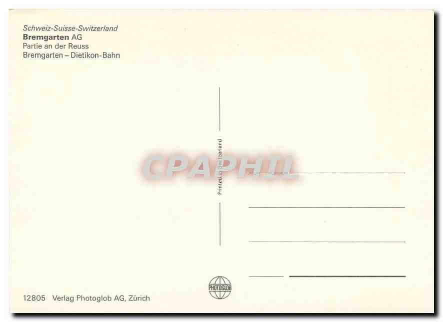 CPM Bremgarten AG Partie an der Reuss — Back
