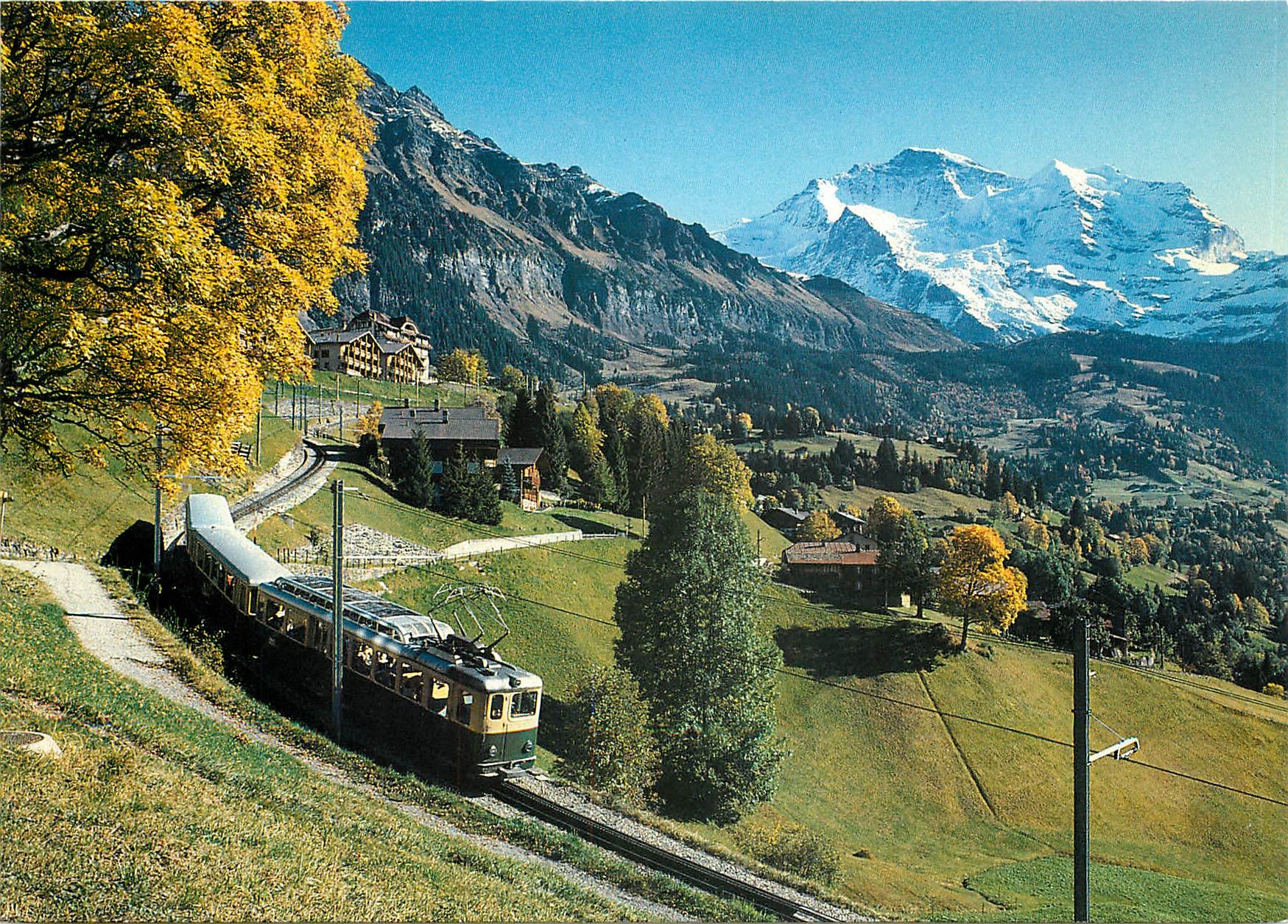 CPM Wengen 1274m Jungfrau 4158m