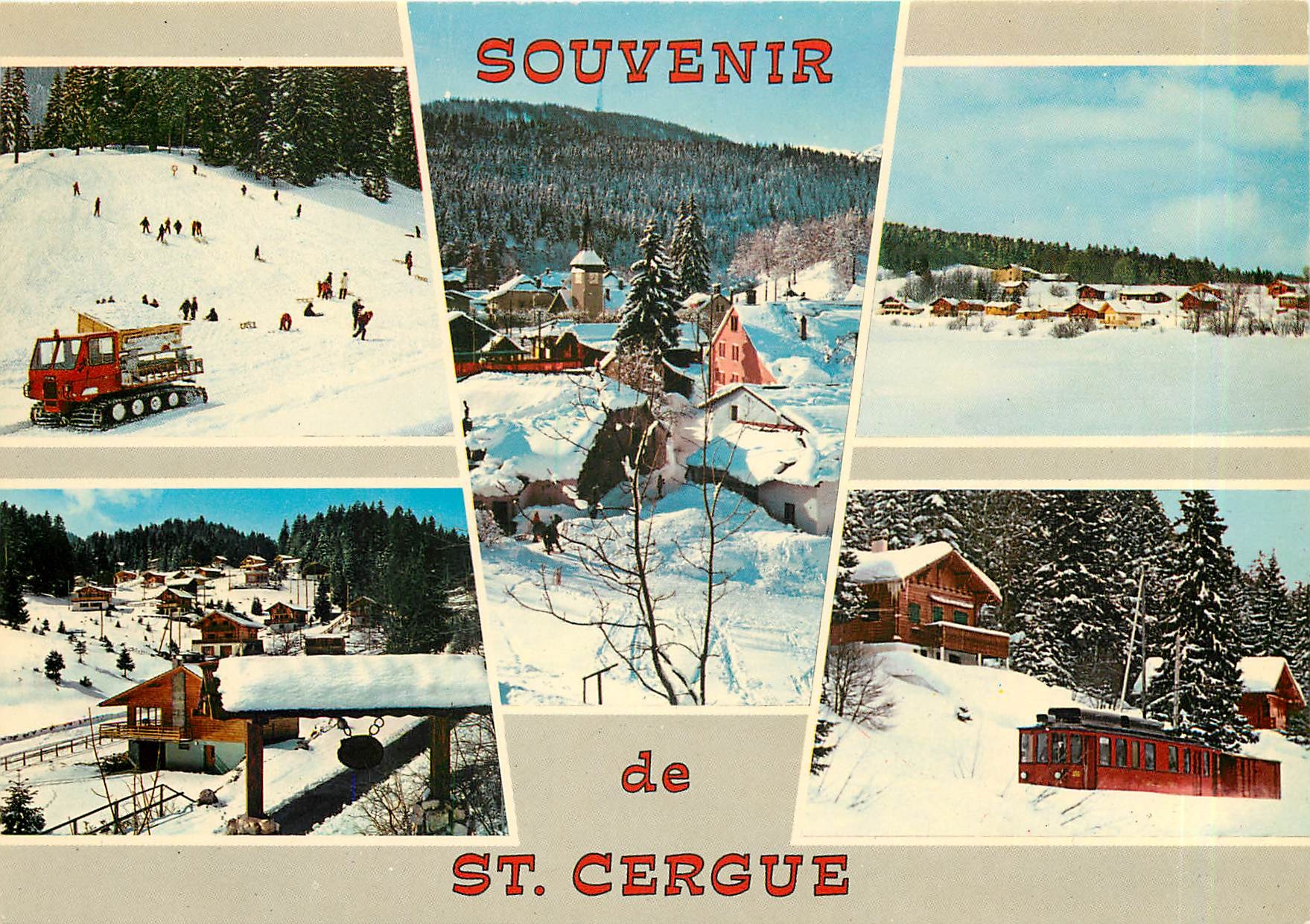 CPM Souvenir de St. Cergue