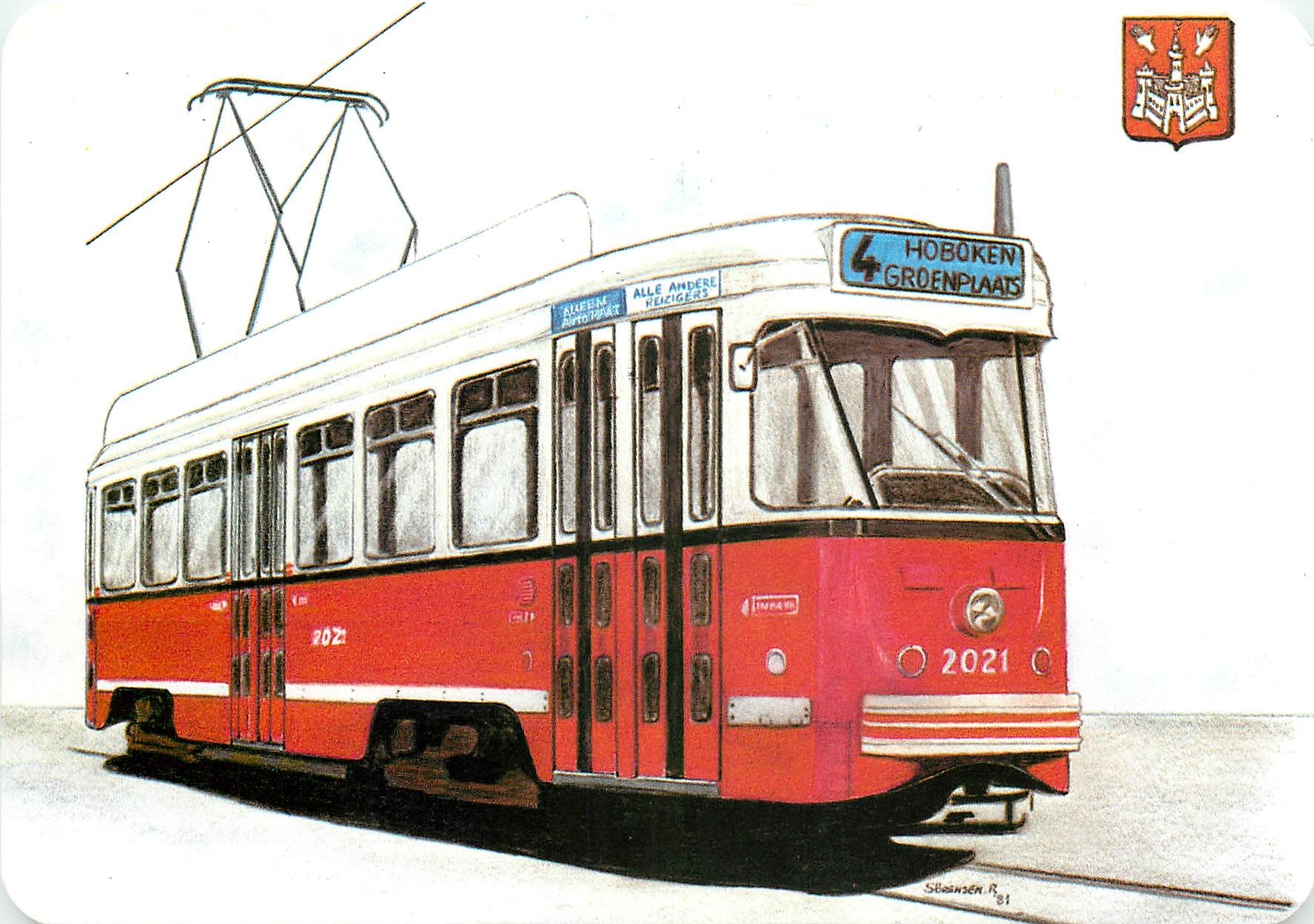CPM Tramway Hobuken Groenplaats