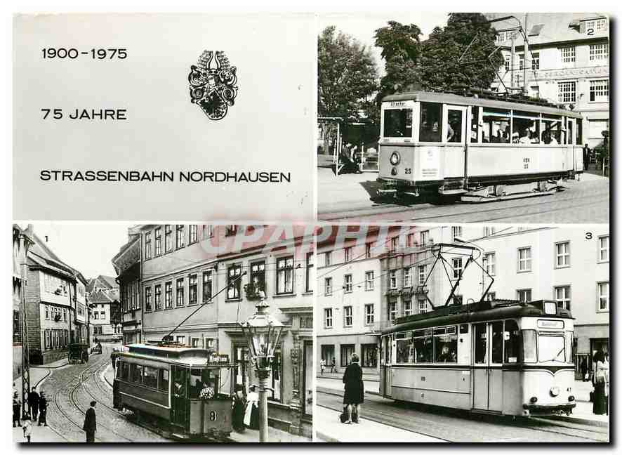 CPM 1900-1975 75 Jahre Strassenbahn Nordhausen