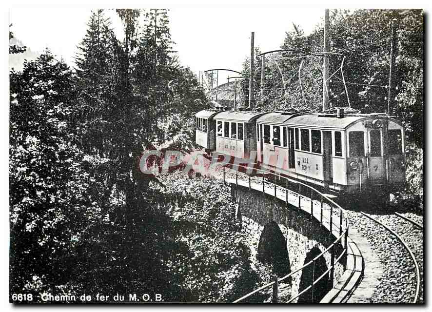 CPM Train pour Les Avants au Bois de Chenaux Environ 1910